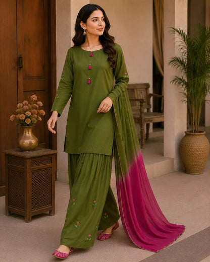 Olive Grace 3PC Suit
