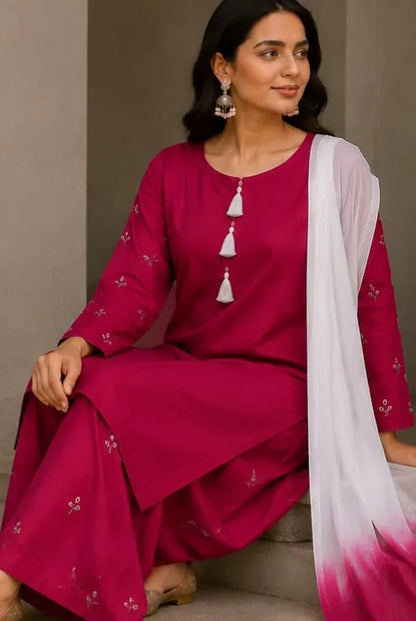 Hand Embroidered 3PC Suit